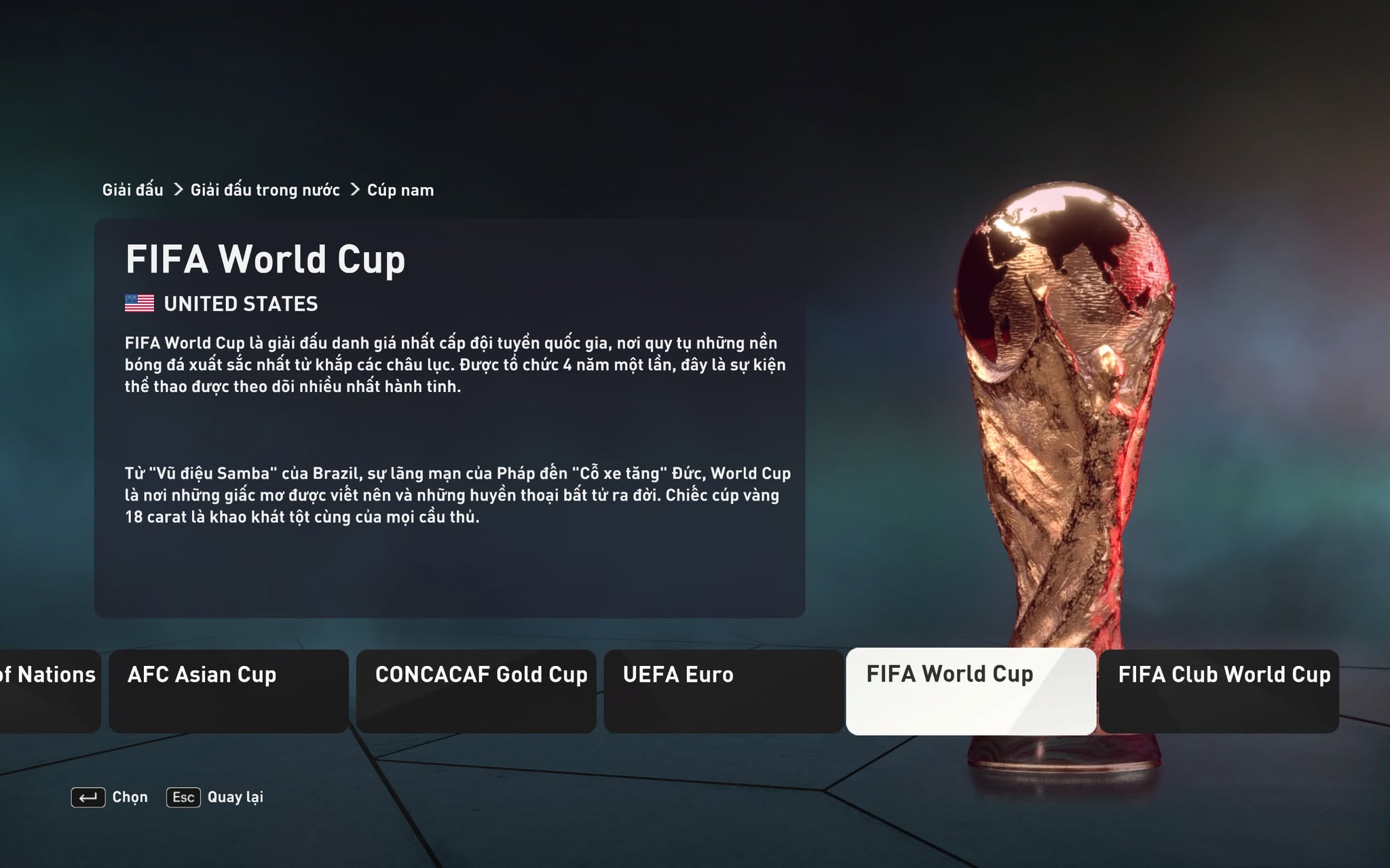 TOURNAMENT & NATION FC 26 – ảnh 1