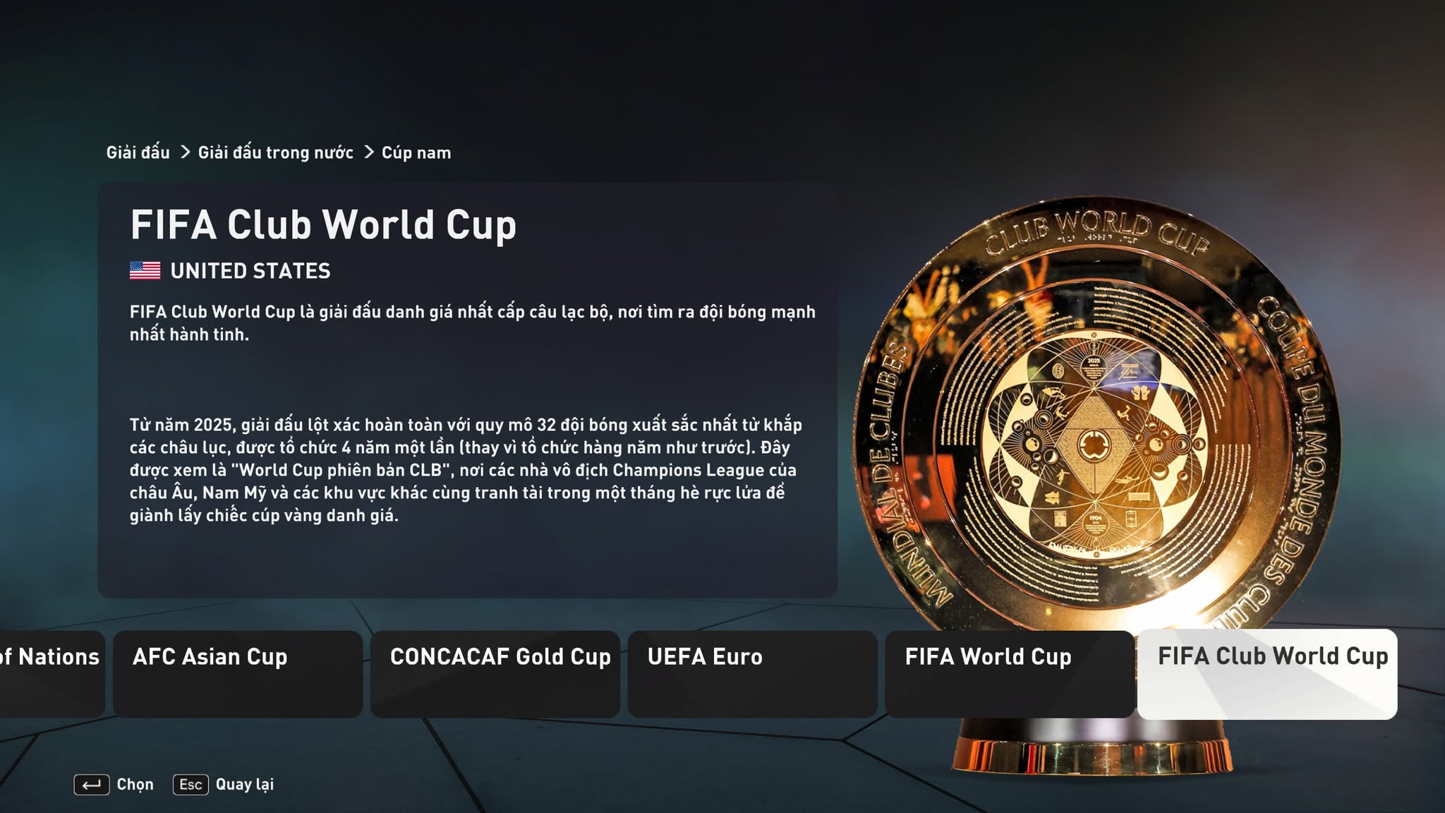 TOURNAMENT & NATION FC 26 – ảnh 3